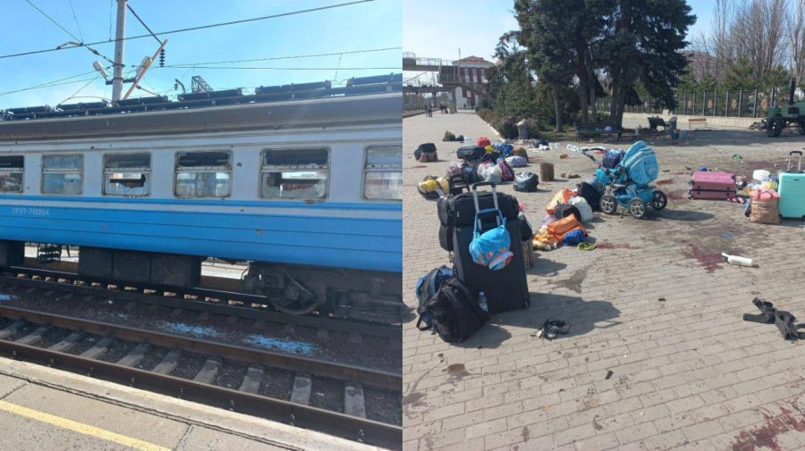 „Oameni fără mâini, picioare”. Spitalele din Kramatorsk nu fac față numărului de răniți la gară. Patru copii – morți