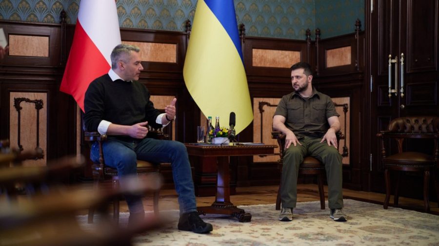 Zelenski la întâlnirea cu cancelarul Austriei: Ucraina este întotdeauna pregătită pentru negocieri