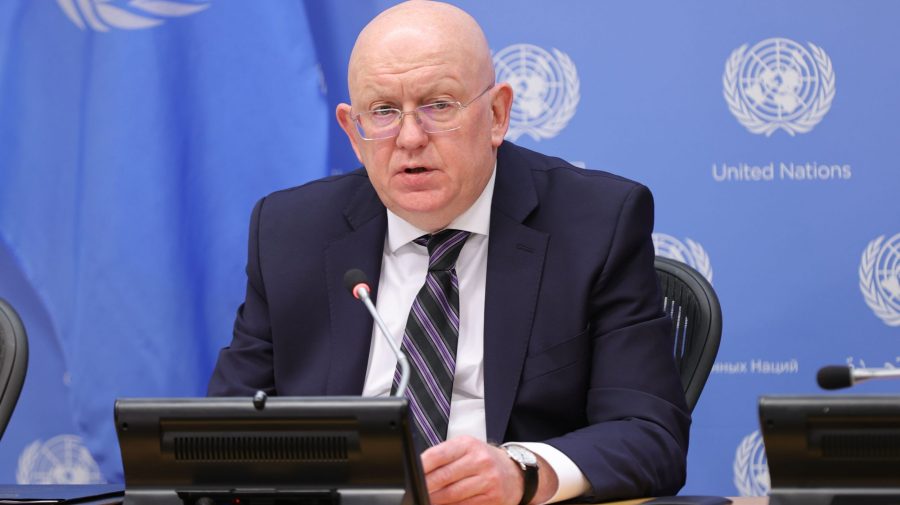 Vasili Nebenzia: „600.000 de persoane au fost evacuate spre Rusia, nefiind constrânse sau răpite”