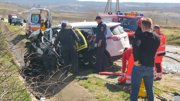 Noi detalii despre accidentul din raionul Strășeni! Șoferul automobilului „Toyota” a decedat la spital