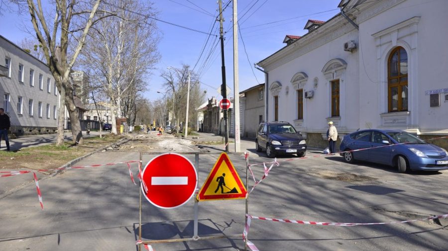 FOTO Strada 31 august din Capitală a intrat în reparație! Lucrările urmează a fi realizate timp de 18 luni