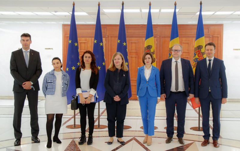 Criza de securitate din regiune – discutată de președinta Maia Sandu cu un grup de deputați europeni