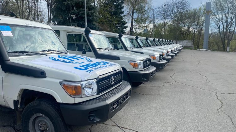 MAI s-a făcut cu 21 de vehicule de teren din partea ONU. Mașinile sunt destinate gestionării crizei refugiaților