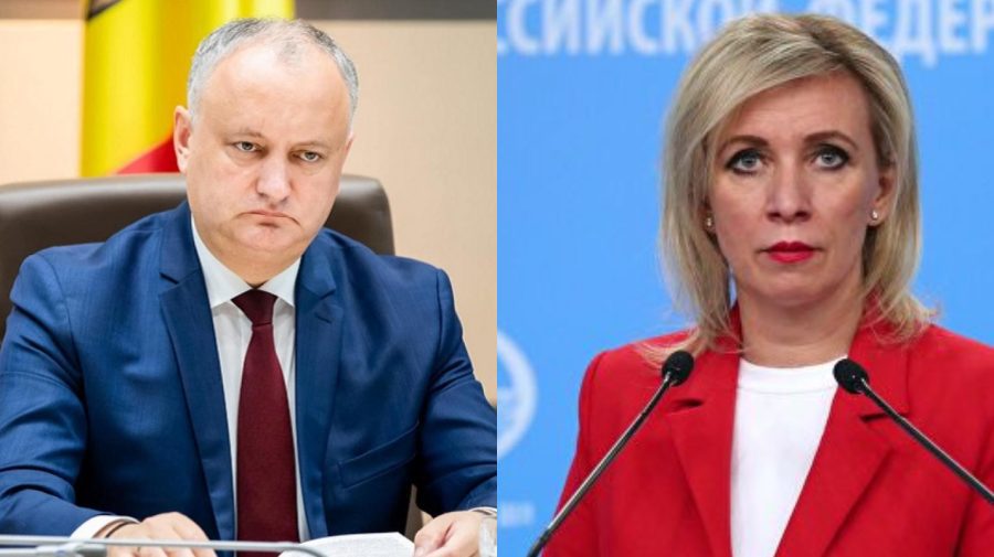 Zaharova comentează reținerea lui Dodon: Politicienii care se asociază cu Occidentul au multe idei totalitare