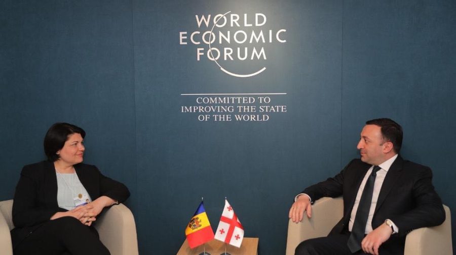 Gavrilița la Forumul Economic de la Davos. Prim-ministra s-a întâlnit cu omologii săi din Georgia și Liechtenstein
