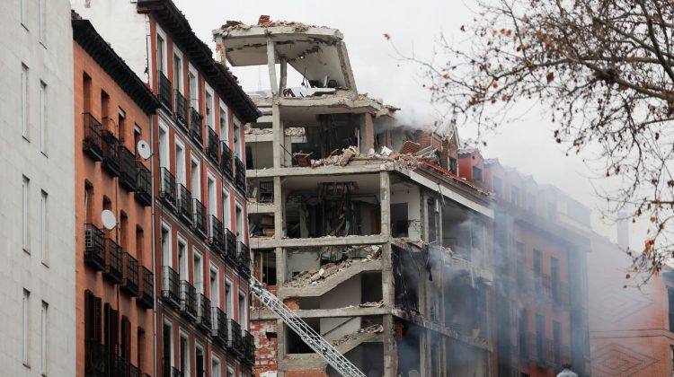 Explozie în centrul Madridului. Cauzele deocamdată nu sunt cunoscute. Două persoane au decedat, sunt răniți