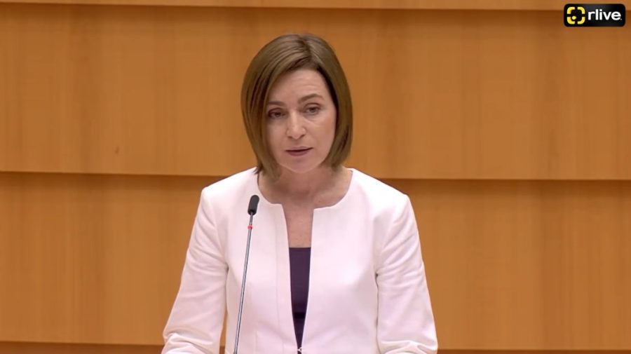 VIDEO Maia Sandu, din Parlamentul European: Aderarea la UE este luminița de la capătul tunelului pentru noi
