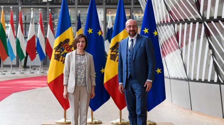 Președintele Republicii Moldova, Maia Sandu, și-a început astăzi vizita în capitala Uniunii Europene