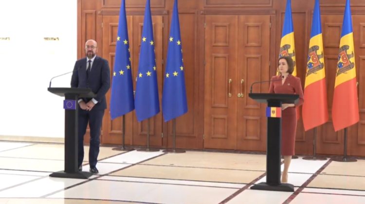VIDEO UE va oferi suport militar țării noastre. Anunț făcut de președintele Consiliului Europei, aflat la Chișinău