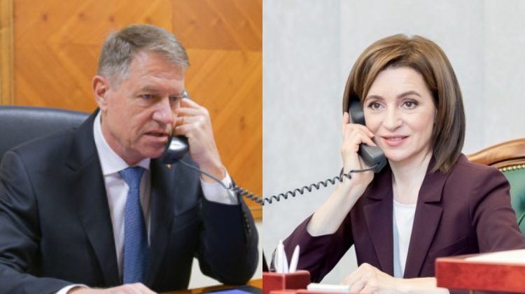 Sandu și Iohannis s-au auzit la telefon. Președintele român i-a transmis noutăți referitor la ajutorul financiar promis