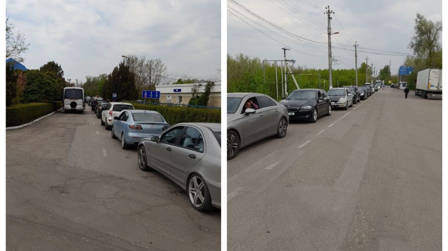 Aglomerație mare la PTF Sculeni, ieșirea din Moldova! Se înregistrează flux majorat de călători
