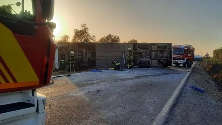Accident rutier în Spania, în care doi români au murit, iar alți trei sunt în stare gravă
