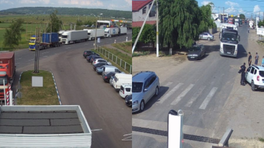 FOTO Transportatorii vor soluții! Camioanele stau și marți în rând pentru a trece vama #Ziua2
