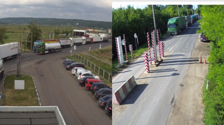 FOTO Rânduri de camioane la trecerea frontierei: Cum se circulă la vamă? #Ziua1