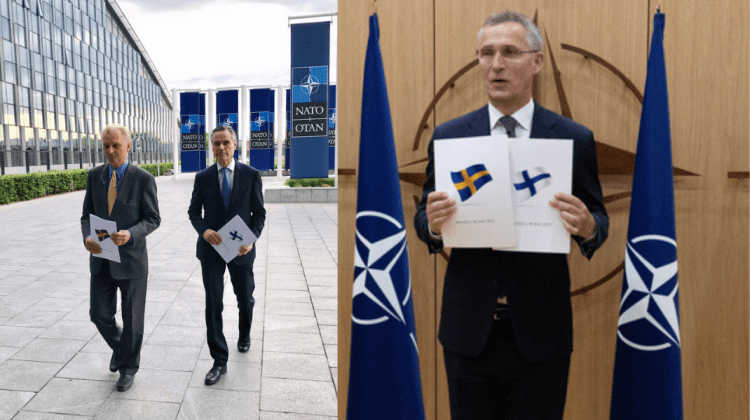 Moment istoric pentru Finlanda și Suedia. Cele două țări au depus candidaturile pentru aderarea la NATO