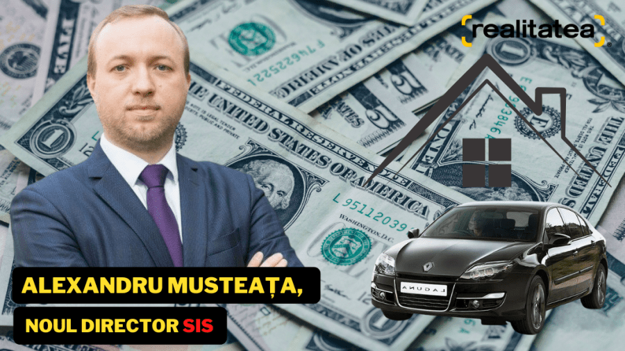 DOC AVEREA lui Alexandru Musteața, noul director SIS: Mașină de 81 de mii de lei și bursă de 10.000 de euro