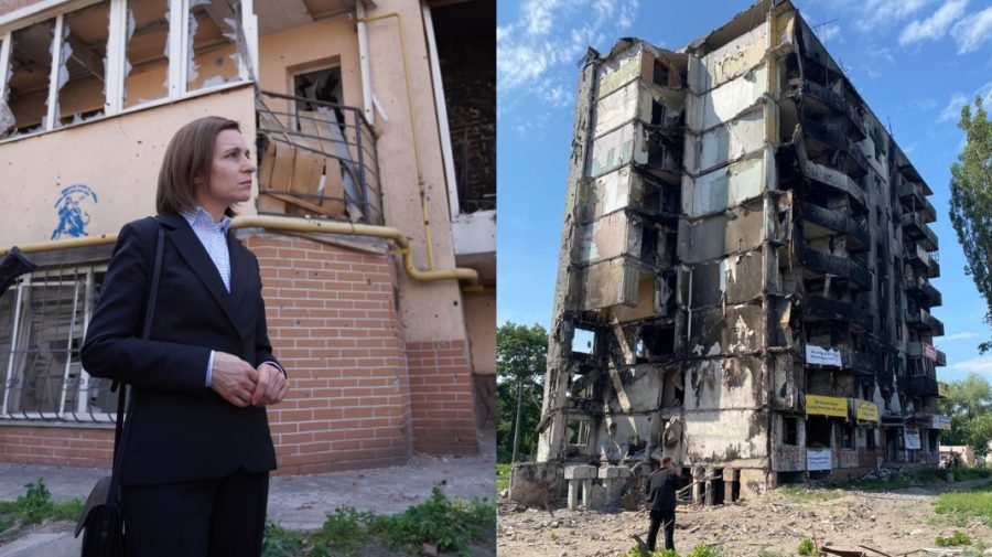 FOTO Sandu din Kiev: Am văzut cu ochii mei case arse din temelie… Este o tragedie greu de pus în cuvinte