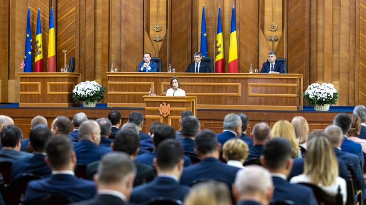 VIDEO Sandu vrea sprijinul României pentru integrare: Relațiile sunt la cel mai înalt nivel din ultimii 30 de ani