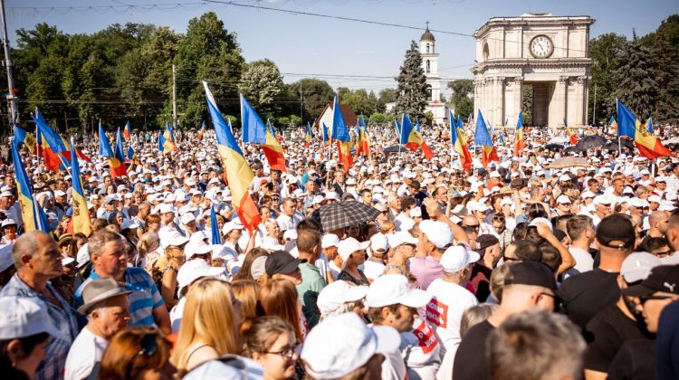 Cum a comentat premierul moldovean protestul de duminică din centrul capitalei al opoziției în frunte cu partidul Șor