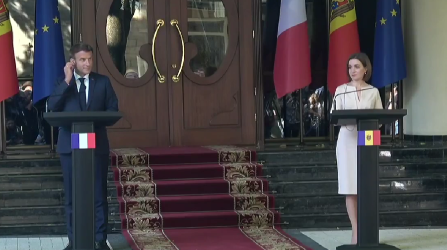 VIDEO Crearea CPE, securitatea și democrația: Cele mai importante declarații ale președintei după discuția cu Macron