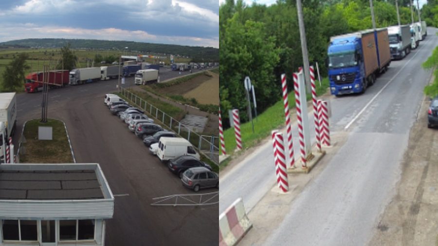FOTO Vameșii moldoveni verifică 120 de camioane zilnic, iar cei români – 40. O nouă săptămână cu rânduri la vamă #Ziua8