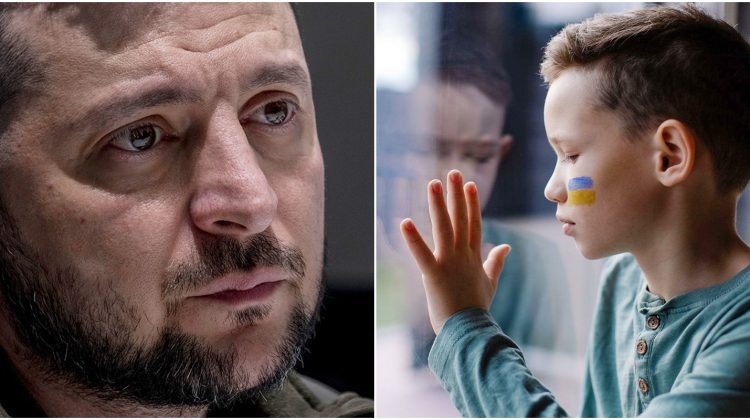 Zelenski, despre drama copiilor ucraineni: „În total peste 200.000 de micuți au fost despărțiți de părinții lor”