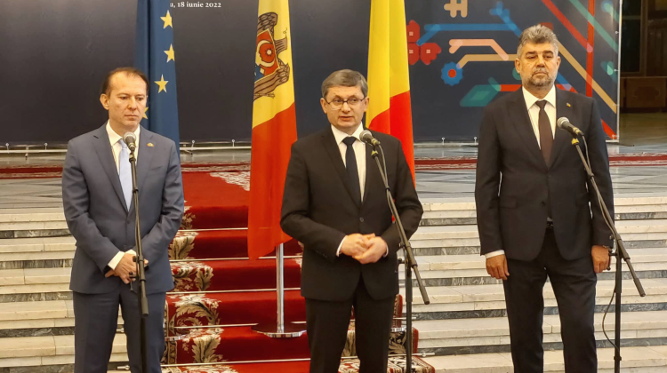VIDEO Ședința comună a Parlamentelor Republicii Moldova și României: Grosu, Cîțu și Ciolacu fac declarații de presă