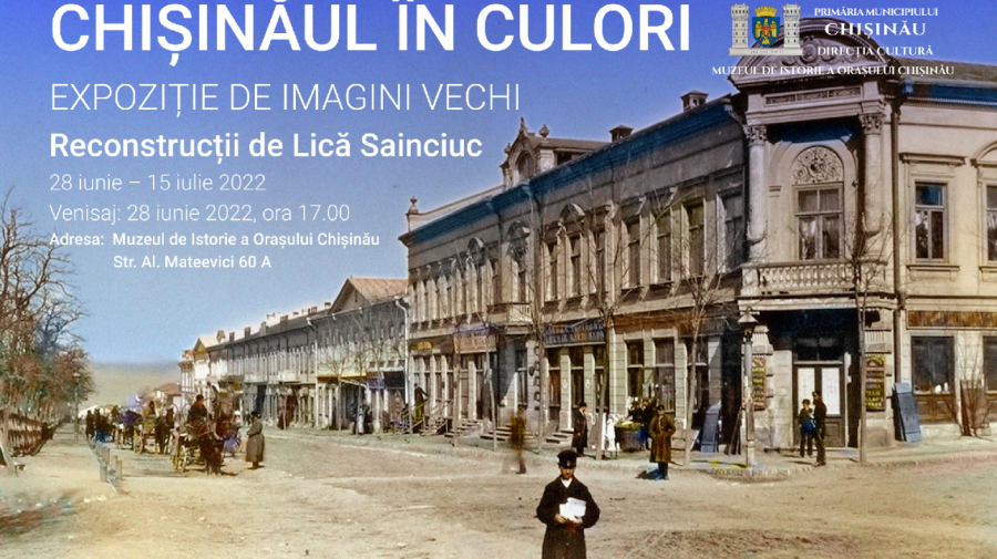 În Capitală va avea loc deschiderea expoziției „Chișinăul în culori”. Sunt așteptați toți iubitorii de artă