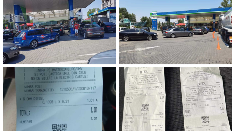 VIDEO Prețurile la combustibili au luat-o razna și în România. Șoferii au protestat și s-au alimentat de câte 1 leu