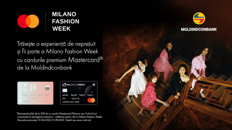 Moldindconbank și Mastercard te invită la shopping în Milano