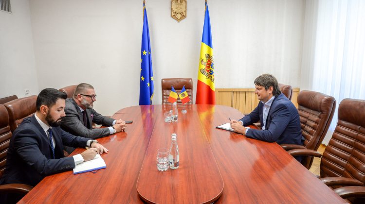 Ambasadorul României i-a făcut o vizită lui Spînu. Infrastructura, securitatea energetică, printre subiectele discutate
