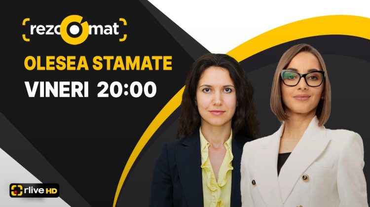 Reforma justiției, în dezbateri la RliveTV! Olesea Stamate, invitata emisiunii Rezoomat!