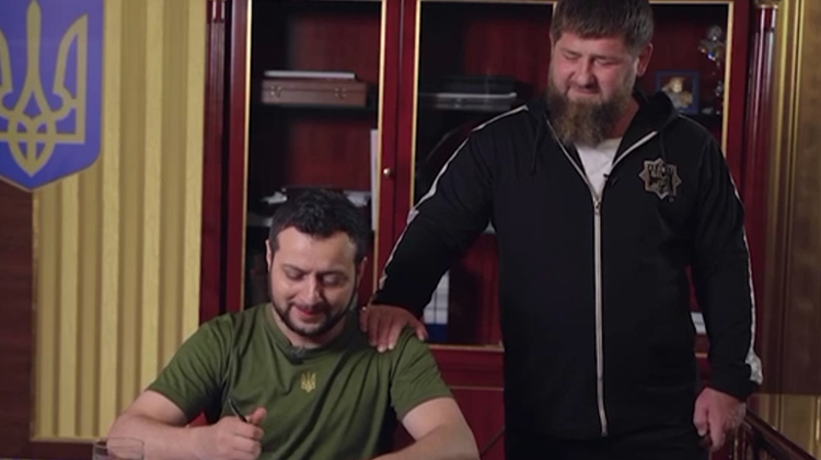 VIDEO Pentru soldați – război, pentru Kadîrov – haz. Prankul în care îl impune pe Zelenski să semneze capitulare