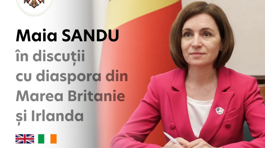Moldovenii Marea Britanie și Irlanda, așteptați de Maia Sandu la discuții. Doritorii trebuie să completeze un formular