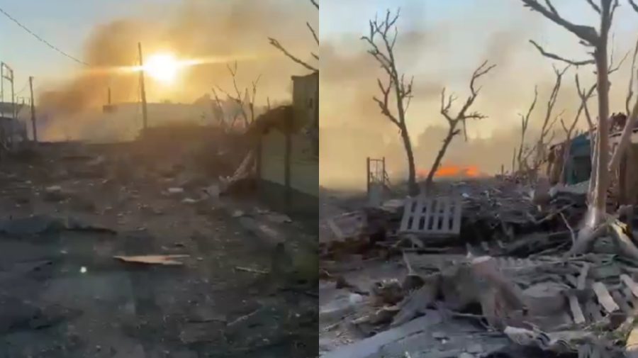 VIDEO Zatoka în flăcări: Imagini dezolante cu stațiunea îndrăgită de moldoveni, bombardată marți dimineața