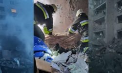 VIDEO cu impact emoțional: Momentul în care Sergheevca este atacată cu rachete, surprins de camerele de supraveghere