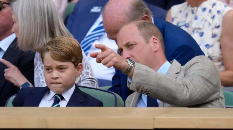 FOTO, VIDEO Prințul George al Marii Britanii a făcut spectacol la Wimbledon. Părinții au stat doar cu ochii pe el