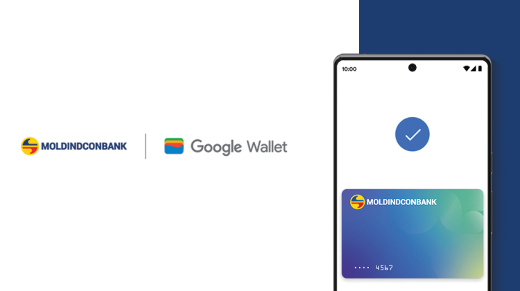 Alege Moldindconbank și Google Pay pentru plăți rapide și sigure