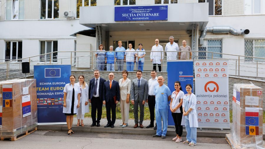 FOTO Donații de sute de mii de euro! UE și Polonia au oferit echipament medical pentru Institutul Mamei și Copilului