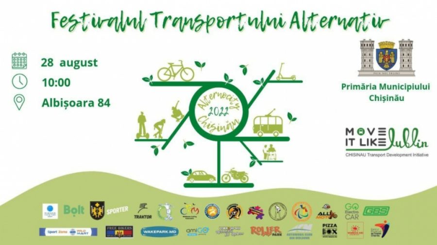 Locuiești în Chișinău și îți pasă de mediul înconjurător? Vino la prima ediție a Festivalului Transportului Alternativ!