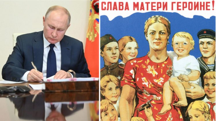 Putin încearcă să reînvie Uniunea Sovietică? Președintele rus reinstituie ordinul „Mamă eroină”