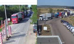 FOTO Atenție, șoferi! Se atestă rânduri de camioane la hotarul moldo-român. Precizările Serviciului Vamal