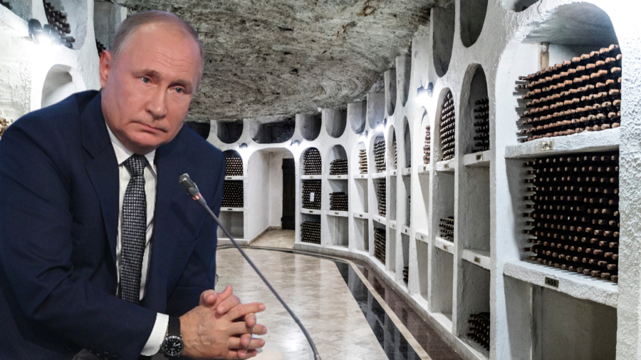 Fiecare cu sancțiunile lui! Moldovenii nu îl mustră pe Putin economic, dar i-au ascuns vinurile de la Cricova