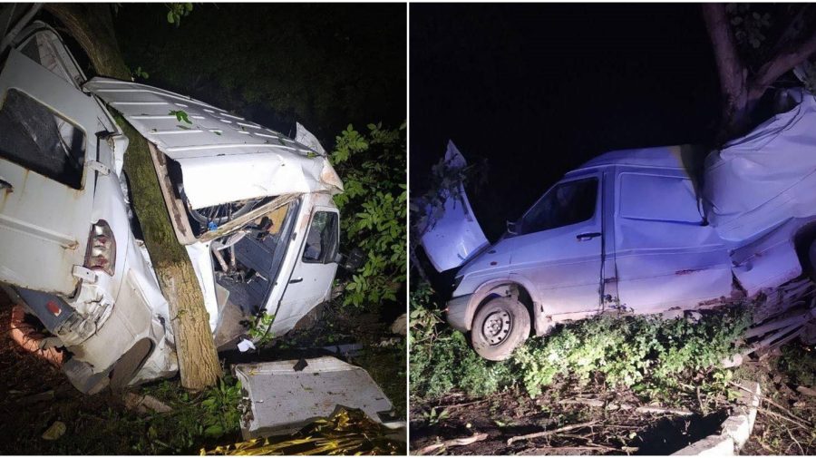 Accident grav în apropiere de Cojușna: Șoferul a murit pe loc, după ce a intrat cu mașina într-un copac