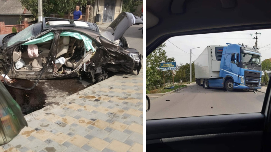 VIDEO Detalii noi despre accidentul de la Durlești. Momentul impactului a fost surprins de camerele de supraveghere