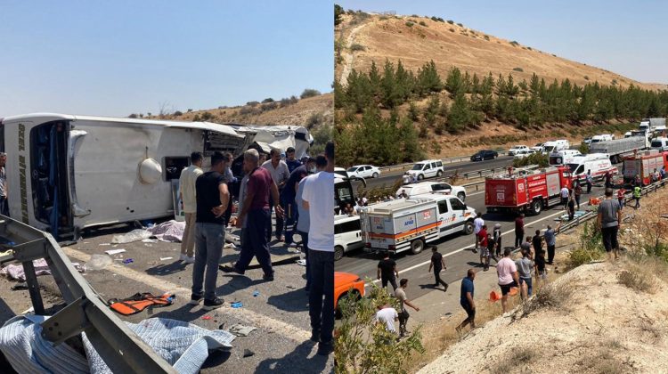 FOTO, VIDEO Cel puțin 16 morți după un accident în lanț în Turcia. Un autocar a tamponat ambulanța, pompierii și presa