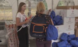 VIDEO Sute de refugiați s-au adunat la Moldexpo: ICRC a oferit familiilor din Ucraina pachete cu ajutor umanitar