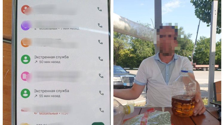 FOTO „Teroristul” Moldovei – reținut la o terasă! Cine este bărbatul care a anunțat alerte cu bombă