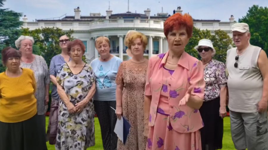 VIDEO Bătrânele din „detașamentele lui Putin” caută butonul roșu și vor să îl salveze pe Biden: Puterea e la sectanți