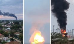 VIDEO Crimeea, zguduită de noi explozii la un depozit cu muniție rusească. Moscova spune că de vină este un incendiu